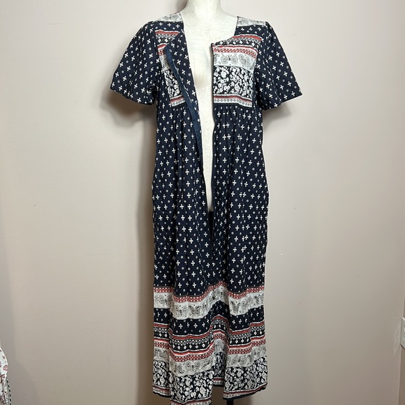 Fox Valley Traders Foulard Print Lounger By Sawyer Creek size M - Picture 3 of 12